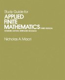 Study Guide for Applied Finite Mathematics (eBook, PDF)