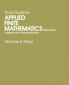 Study Guide for Applied Finite Mathematics (eBook, PDF) - Macri, Nicholas A.