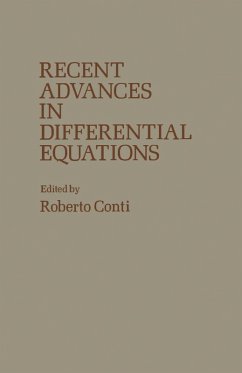 Recent Advances in Differential Equations (eBook, PDF)