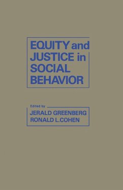 Equity and Justice in Social Behavior (eBook, PDF)