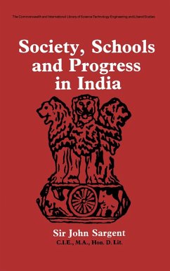 Cover Society, Schools and Progress in India (eBook, PDF)