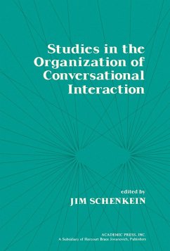 Cover Studies in the Organization of Conversational Interaction (eBook, PDF)