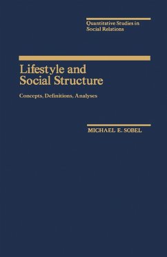 Lifestyle and Social Structure (eBook, PDF) - Sobel, Michael E.