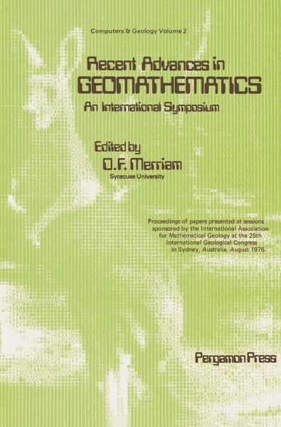 Recent Advances in Geomathematics - An International Symposium (eBook, PDF)