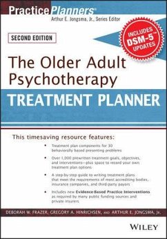 The Older Adult Psychotherapy Treatment Planner, with DSM-5 Updates (eBook, PDF) - Frazer, Deborah W.; Hinrichsen, Gregory A.; Berghuis, David J.