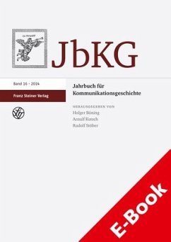 Jahrbuch für Kommunikationsgeschichte 16 (2014) (eBook, PDF)