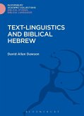 Text-Linguistics and Biblical Hebrew (eBook, PDF)