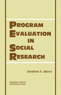 Cover Program Evaluation in Social Research (eBook, PDF)
