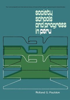 Cover Society, Schools and Progress in Peru (eBook, PDF)