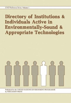 Directory of Institutions and Individuals Active in Environmentally-Sound and Appropriate Technologies (eBook, PDF) - Maxwell, Robert