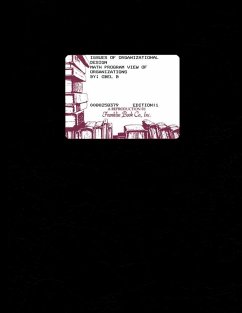 Cover Issues of Organizational Design (eBook, PDF)