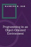 Programming in an Object-Oriented Environment (eBook, PDF)
