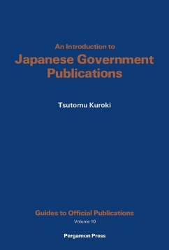Cover An Introduction to Japanese Government Publications (eBook, PDF)