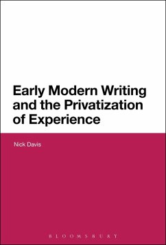 Cover Early Modern Writing and the Privatization of Experience
