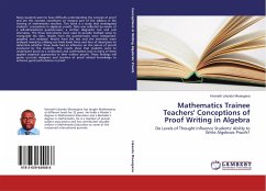 Mathematics Trainee Teachers' Conceptions of Proof Writing in Algebra