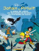 Johan y Pirluit 6, La hora del cuervo ; Los Trovadores de Rocapico ; Los Pitufadores de Flauta