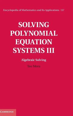 Solving Polynomial Equation Systems - Mora, Teo