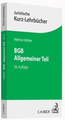 BGB, Allgemeiner Teil - Köhler, Helmut; Lange, Heinrich