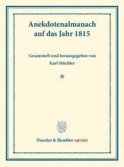 Anekdotenalmanach auf das Jahr 1815.