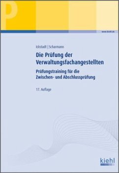 Die Prüfung der Verwaltungsfachangestellten - Ickstadt, Ewald; Scharmann, Dieter