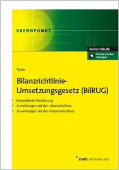 Bilanzrichtlinie-Umsetzungsgesetz (BilRUG) - Theile, Carsten