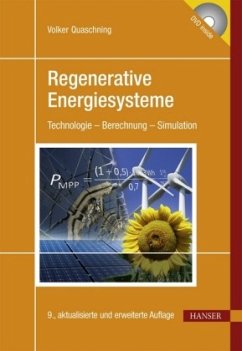 Regenerative Energiesysteme, m. DVD-ROM - Quaschning, Volker