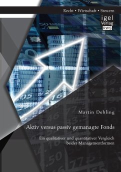 Aktiv versus passiv gemanagte Fonds: Ein qualitativer und quantitativer Vergleich beider Managementformen - Dehling, Martin