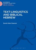 Text-Linguistics and Biblical Hebrew Text-Linguistics and Biblical Hebrew