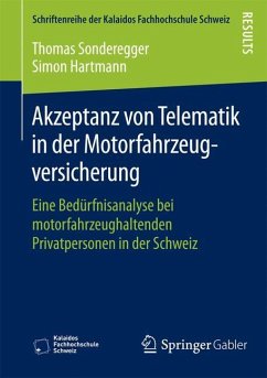 Akzeptanz von Telematik in der Motorfahrzeugversicherung - Sonderegger, Thomas;Hartmann, Simon