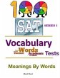100 SAT Vocabulary Tests - Meanings By... - Bild 1