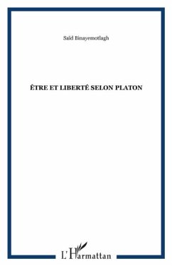 Cover ETRE ET LIBERTE SELON PLATON (eBook, PDF)