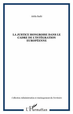 Cover Justice hongroise dans le cadre de l'int (eBook, PDF)