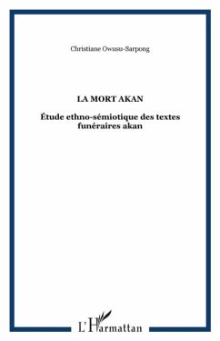 Cover LA MORT AKAN (eBook, PDF)