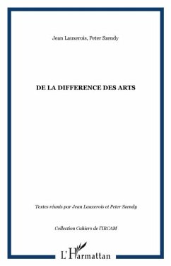 DE LA DIFFERENCE DES ARTS (eBook, PDF) - Collectif