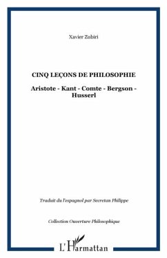 Cinq lecons de philosophie (eBook, PDF)