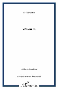 Memoires (eBook, PDF) - Verdier Robert