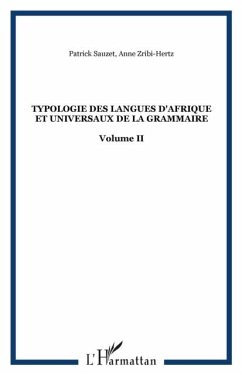 Typologie des langues d'Afrique et universaux de la grammaire (eBook, PDF)