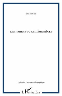 Cover Intimisme du xviiie siecle (eBook, PDF)