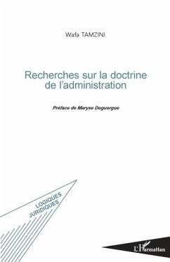 Recherches sur la doctrine de l'administration (eBook, PDF)