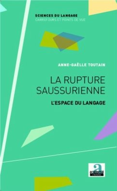 Cover La rupture saussurienne (eBook, PDF)