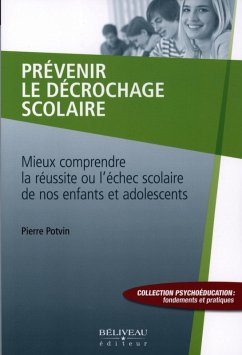 Cover Prevenir le decrochage scolaire (eBook, ePUB)