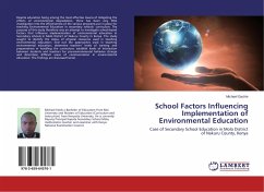 School Factors Influencing Implementation of Environmental Education