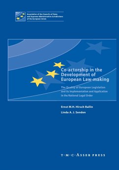 Co-actorship in the Development of European Law-Making - Hirsch Ballin, Ernst M. H.;Senden, Linda A. J.