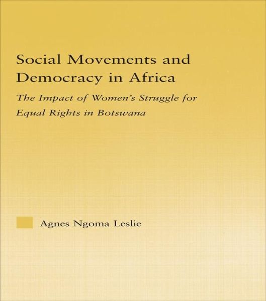 Social Movements and Democracy in Africa (eBook, ePUB)
