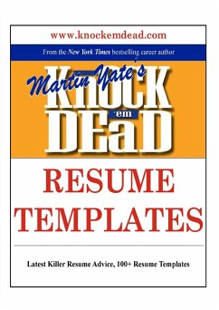 Knock Em Dead Resume Templates (eBook, PDF) - Yate, Martin