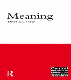 Meaning (eBook, PDF) - Cooper, David E.