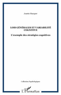 Cover Lois generales et variabilite cognitive (eBook, PDF)