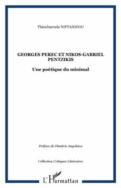 Georges Perec et Nikos-Gabriel Pentzikis (eBook, PDF)