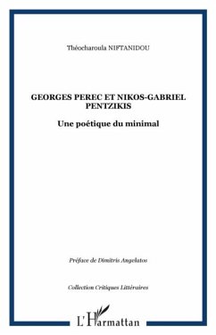 Georges Perec et Nikos-Gabriel Pentzikis (eBook, PDF) Georges Perec et Nikos-Gabriel Pentzikis (eBook, PDF)
