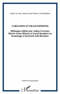 Cover Variation et francophonie (eBook, PDF)